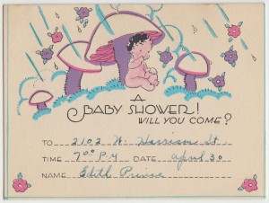 Edith Prince Baby shower